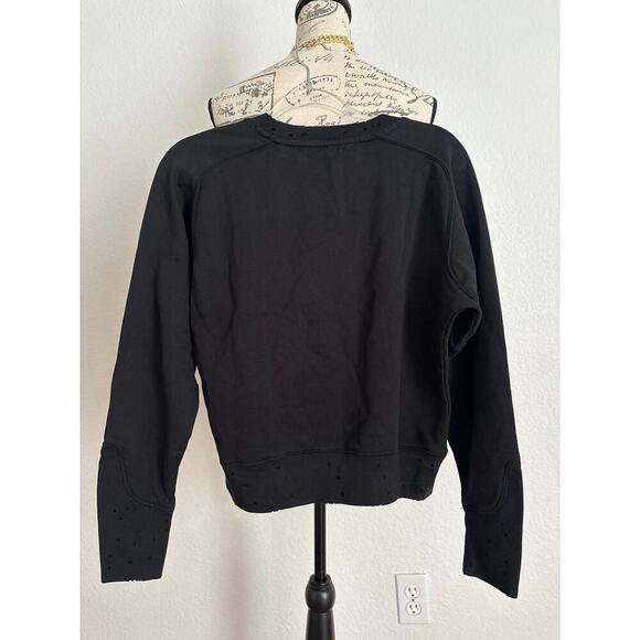 B57 Zadig & Voltaire Sweatshirt Womens XS Arvene Logo Embellished Street Baddie - Picture 8 of 10